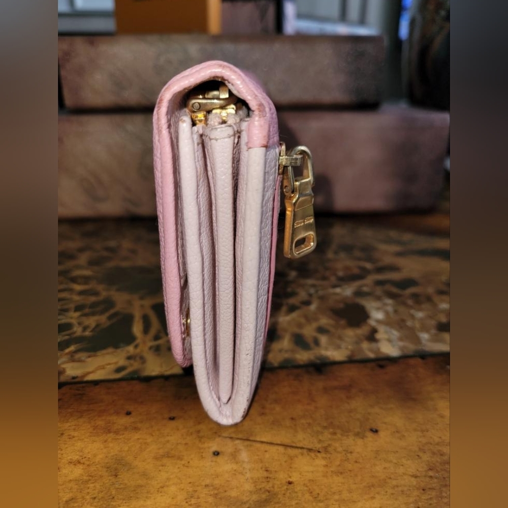 Miu Miu pink long wallet - Picture 6 of 9